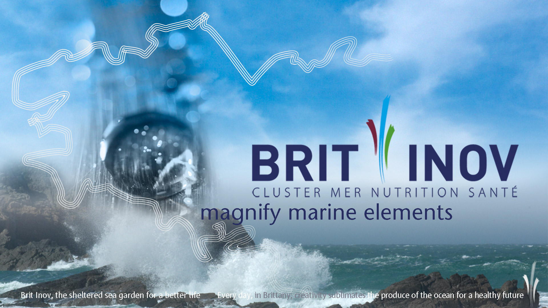 Logo adherent BRIT'INOV, Cluster produits de la mer, nutrition, santé
